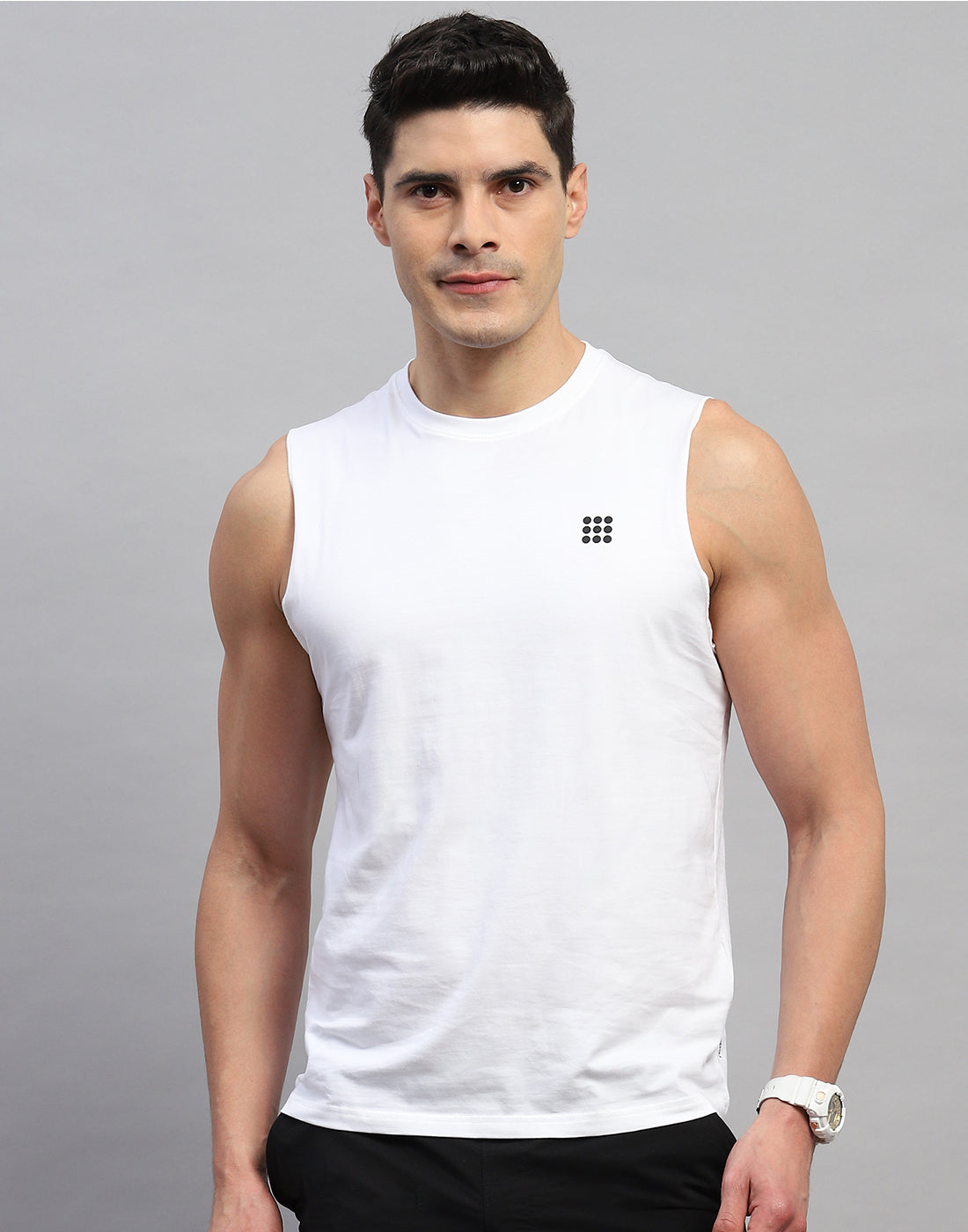 Mens crew neck sleeveless t shirts best sale