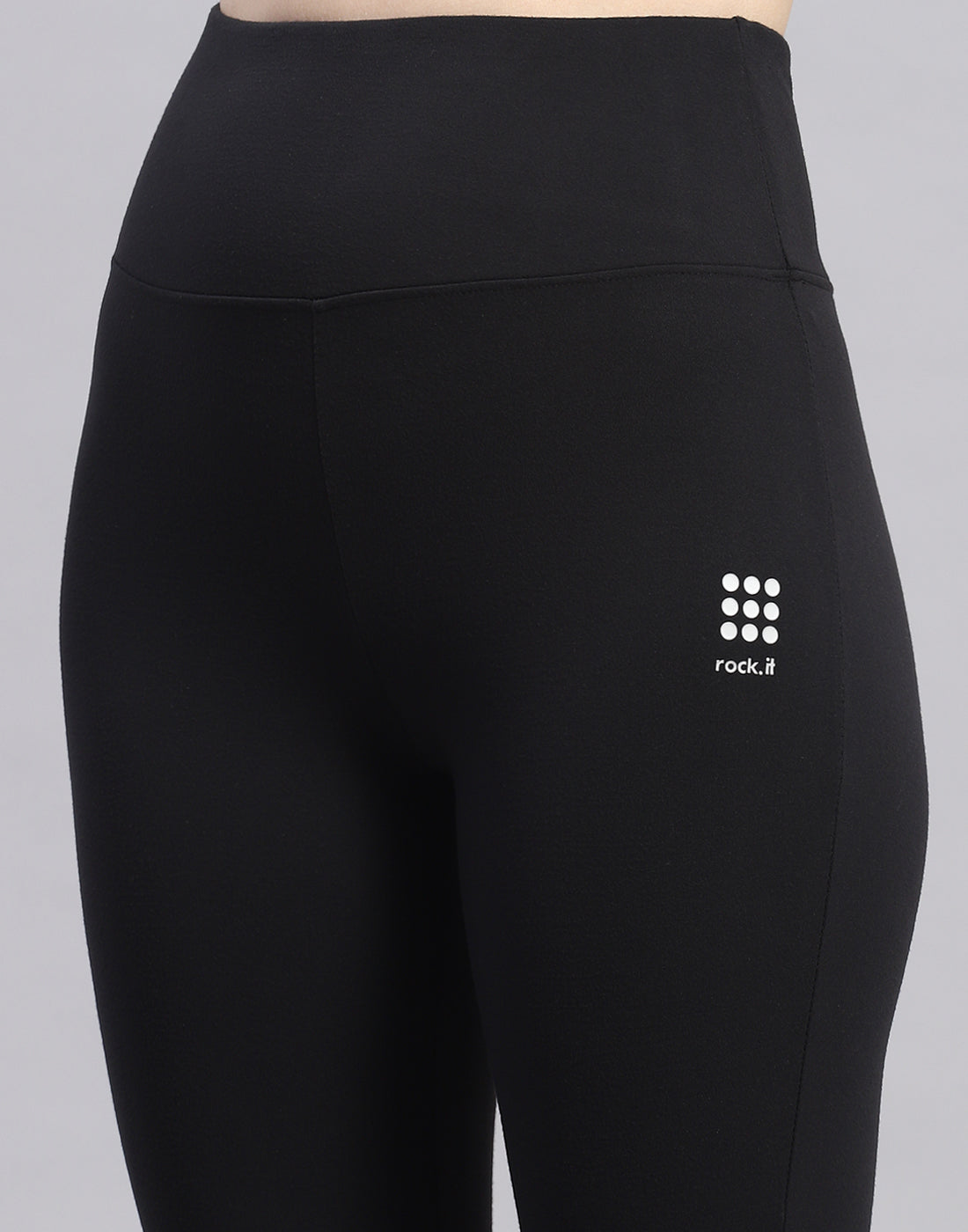 Buy Women Black Solid Regular Fit Yoga Pant Online in India - Rock.it